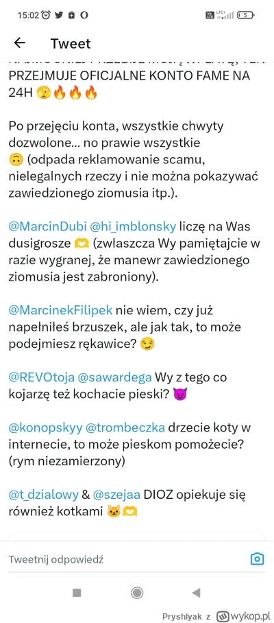 P.....k - Mija już tydzień odkąd Andrzej ogłosił czelen na wpłacanie pieniędzy na pie...