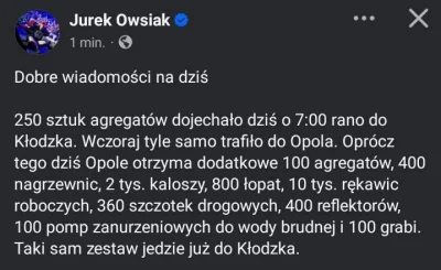 red7000 - WOŚP przeznaczył 40 milionów złotych na pomoc powodzianom. Jurek wysyła sam...