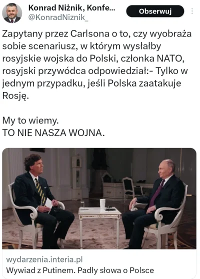 officer_K - Dla mnie b0sak zaskoczenia, że k0nfiarz to onuca spijająca z ust je włodz...