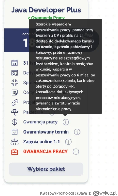 KwasowyProktolog10kJava - Ja jebię 28k za coś co chatGPT da Ci za darmo?

Taka gwaran...