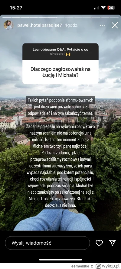 leemealitie - W dalszych częściach typowe pier do lo lo pt. ‚Widzicie tylko urywek z ...