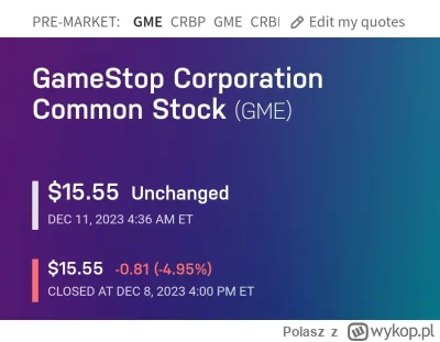 Polasz - Lista obecności premarket
#gme