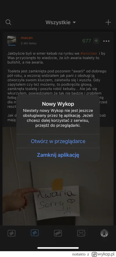 noitakto - Zalogowałem się przez przeglądarkę na telefonie tylko po to, żeby napisać,...