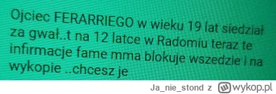 Janiestond - #famemma 
U zwyrola na lajwie