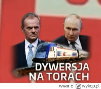 Wwolt - #polityka #bekazpisu 
Zgadnijcie czyja wina że wysadzono tory? 
Putin wysadzi...