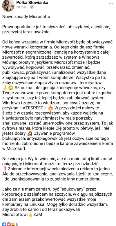 wshk - Skoro Polka Słowianka tak pisze to musi być prawda.
#szury #bekazszurow #bekaz...