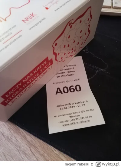 mojemirabelki - 33 945 - 450 = 33 495
Data donacji - 31.08.2024
Rodzaj donacji - krew...