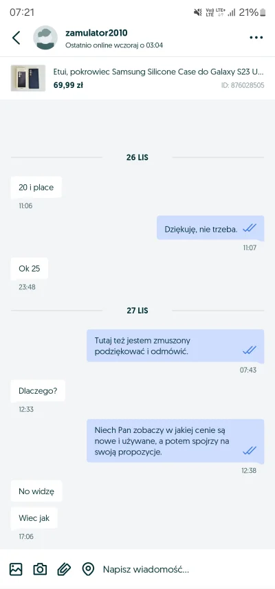 DaaN995 - W sumie to nie wiem po co się w ogóle produkowałem... #olx