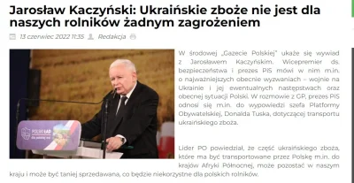 JPRW - >To zboże jednak okazało się niebezpieczne dla Polski.

@jinnoman: Niemożliwe....