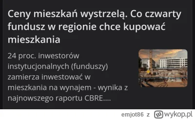 emjot86 - Czy rządowy program dopłat z naszych podatków nie oznacza de facto transfer...