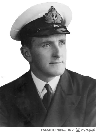 IIWSwKolorze1939-45 - Kapitan Gerard Broadmead Roope, RN, VC. Dowódca HMS ''Glowworm'...