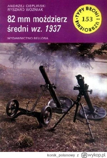 konik_polanowy - 190 + 1 = 191

Tytuł: 82 mm moździerz średni wz. 1937
Autor: Andrzej...