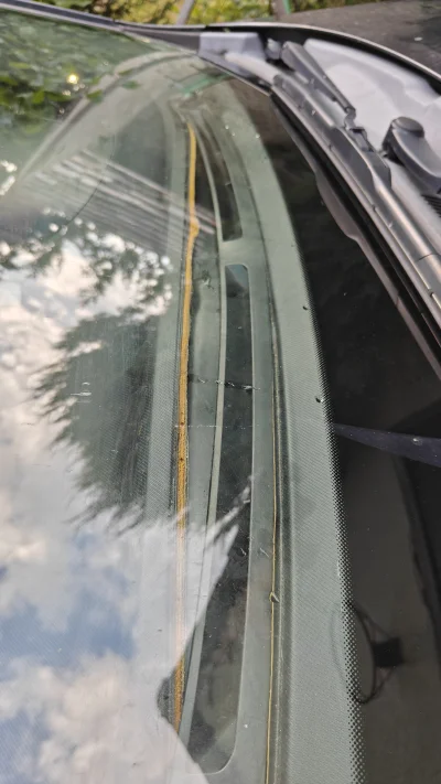 smokzabojcaludzi - W aucie przy wywieniku na przednią szybę takie coś mi się stało. J...