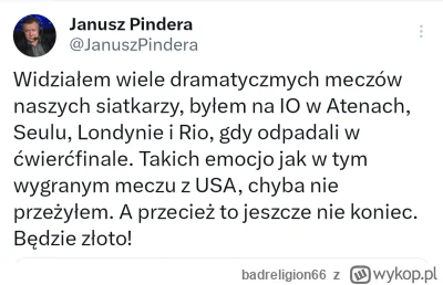 badreligion66 - #paryz2024 Pan Janusz to z tych nerw tyle byków zrobił, że szok XD