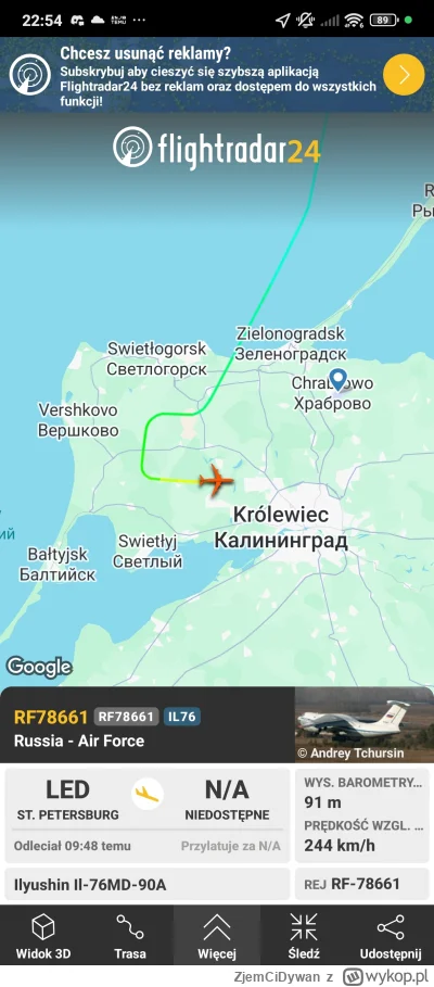 ZjemCiDywan - Czyżby stracili samolot? Leciał na niskim pułapie, z bardzo małą prędko...