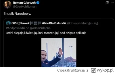 CipakKrulRzycia - #bekazpisu #polityka XD
Za ładnie
