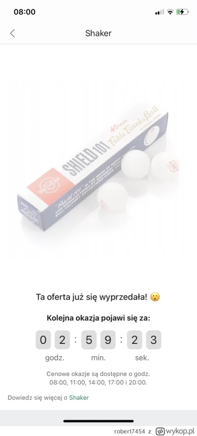 robert7454 - #allegro #blackfriday Piłeczki przecenione z 6,99 na 1 zł. Wyprzedane w ...