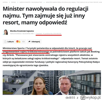 del855 - Za 1,5 miesiaca minie ROK CZASU, kiedy nie tam Pelczynska, ale wlasciwe komp...