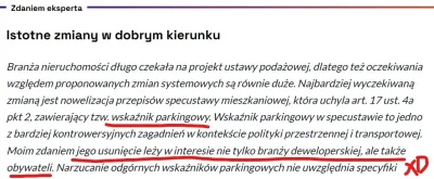 mickpl - W TROSCE O POLSKIE RODZINY zrobiono wrzutkę o zniesieniu minimów parkingowyc...