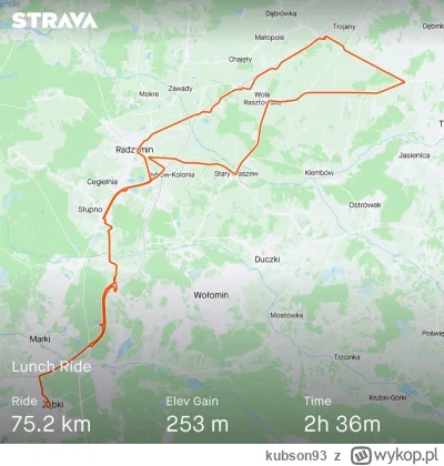 kubson93 - 158 176 + 75 = 158 251

Ciepło dziś, czasem aż za ciepło i pierwsza kolars...