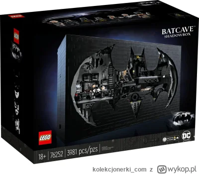 kolekcjonerki_com - Na początku czerwca zadebiutuje zestaw LEGO 76252 Jaskinia Batman...