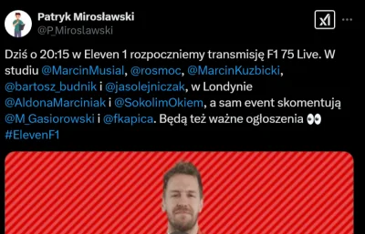 Gieekaa - >Będą też ważne ogłoszenia

Wruci

#f1 #borowczyknadzis