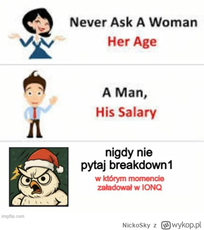 NickoSky - Od wzrostu do spadku i tak to sie powoli kręci na tym tagu
#gielda