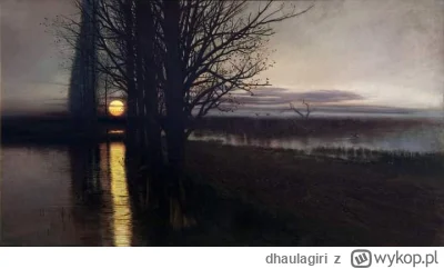 dhaulagiri - Stanisław Masłowski 
Wschód księżyca

#sztuka #art #obrazy #malarstwo