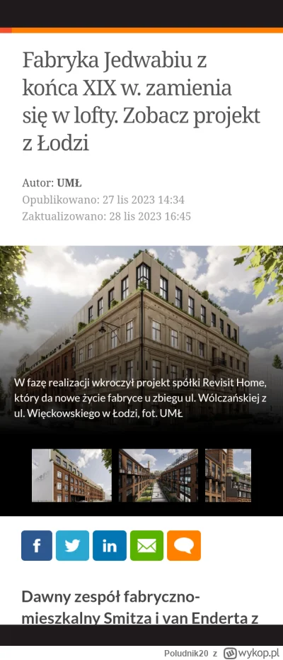 Poludnik20 - #lodz #architektura #rewolucjaprzemyslowa #historia