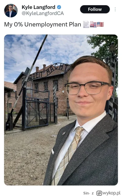 Sin- - Kyle Langford, ubiegający się o nominację Partii Republikańskiej w wyborach na...