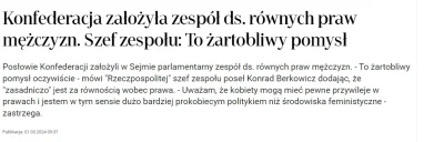 JPRW - @sandal: Nic dziwnego, że kobiety głosują na Konfederację, skoro to najbardzie...