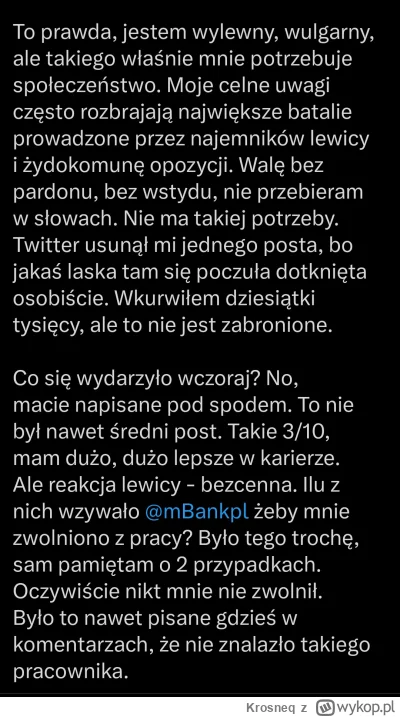 Krosneq - Myślę że kolega może sporo przesiadywać na twitchu ( ͡°( ͡° ͜ʖ( ͡° ͜ʖ ͡°)ʖ ...