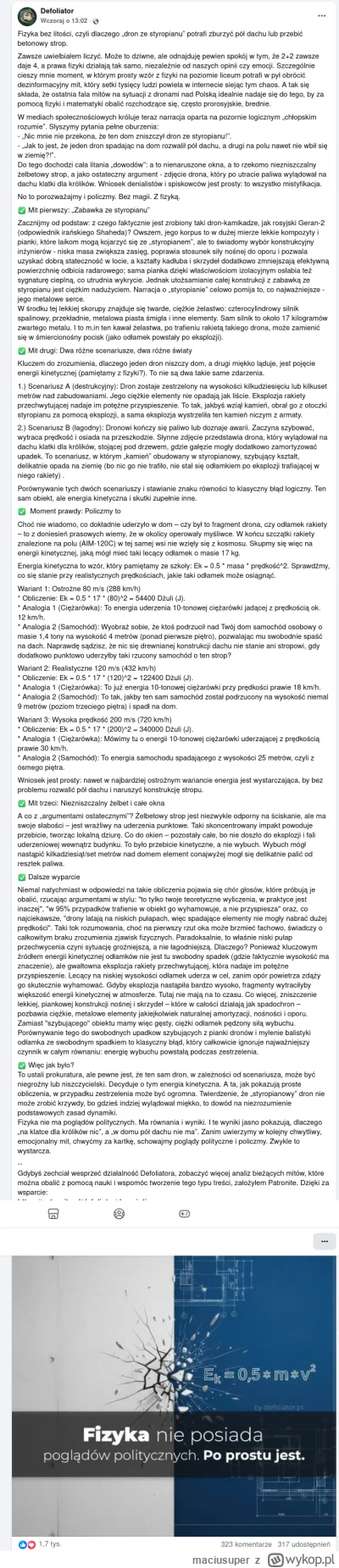 maciusuper - Dla tych którzy powielają kacapską narrację!

#ukraina #wojna #drony #po...