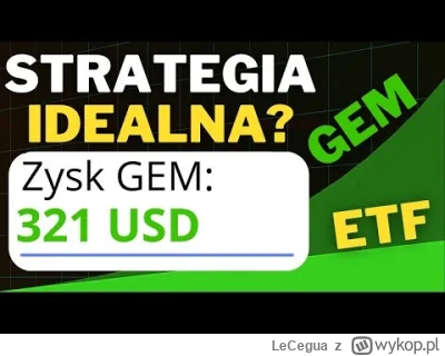 LeCegua - @mirko_anonim: możesz wybrać GEM- global equity momentum tak jak jest, albo...