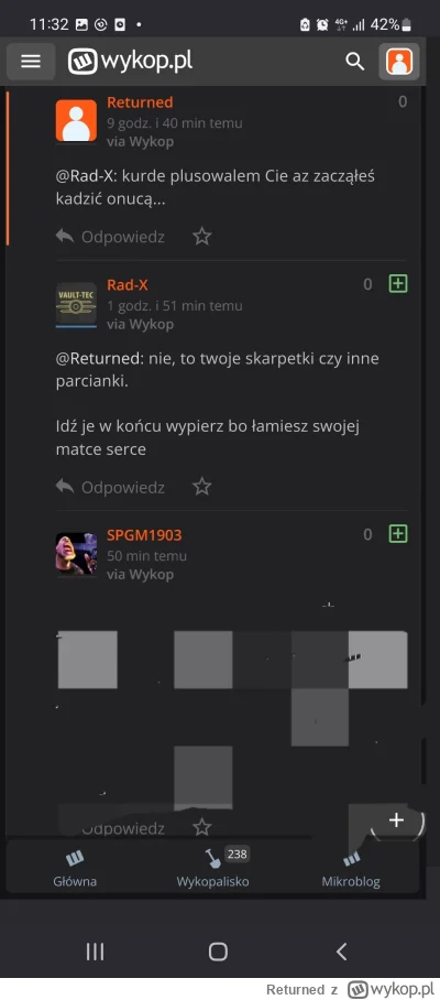 Returned - Powiedzcie mi, że wykopki, które dobrze się odnajdują na #wykop20 nie są p...