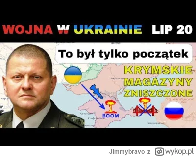 Jimmybravo - 20 LIP: W KOŃCU! PIERWSZY NALOT NA KRYMSKIE BAZY

#wojna #ukraina #rosja