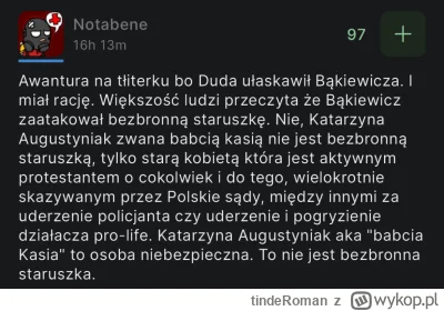 t.....n - Ulubione cytaty pisowców:
- nie jest bezbronną staruszką tylko starą kobiet...