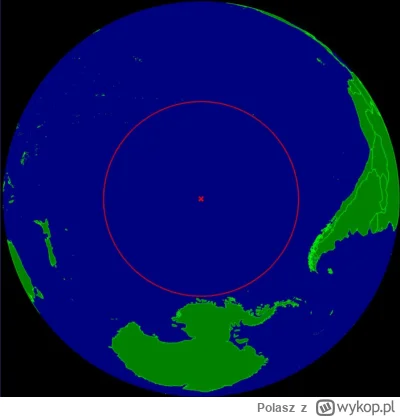 Polasz - Punkt Nemo - Oceaniczny biegun niedostępności (48°52'6" S 123°23'6" W) to pu...