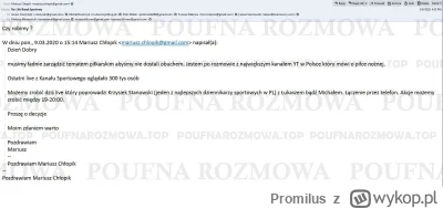 Promilus - - 9 marca 2020 Mariusz Chłopik pisze do Dworczyka, Morawieckiego i innych ...
