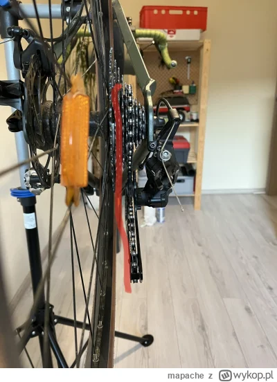 mapache - to normalne że jest tak krzywo?

#rower