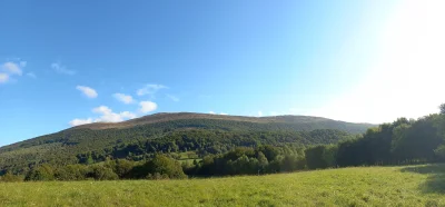 WR9100 - Połonina Caryńska z okolic Wyżniańskiego Wierchu: