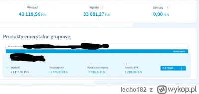 lecho182 - Zalogowałem do PPK by zobaczyć ile ma tam wirtualnych pieniędzy, które "rz...