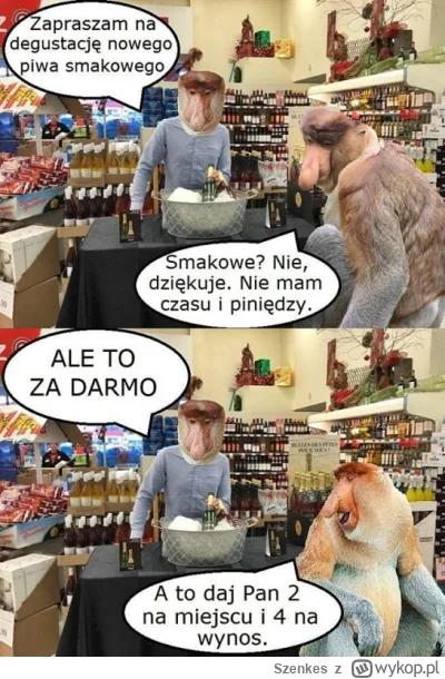 Szenkes - #konkursnanajbardziejgownianymemznosaczem #heheszki #humorobrazkowy