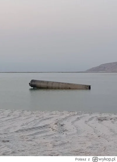 Polasz - #izeael #wojna #iran 
Zestrzelona rakieta w morzu martwym