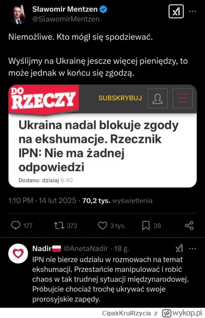 CipakKrulRzycia - #bekazkonfederacji #polityka #mentzen
Sławek dzielnie walczy o mian...