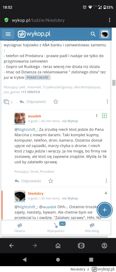 Niedobry - @wuadek: A te pomysly tez takie "neutralne". Hihi. 

Poza tym na tym tagu ...