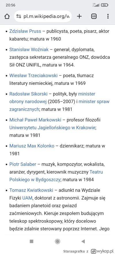 Staraagrafka - @M4rcinS Ale mature zdawali w tym samym roku w tej samej szkole. Może ...