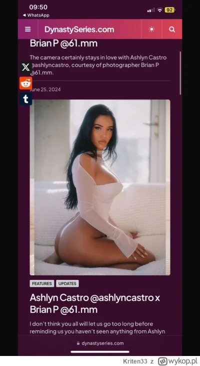 Kriten33 - Wiecie o tym, że aktualna partnerka Jude Bellinhgama miała profil na stron...