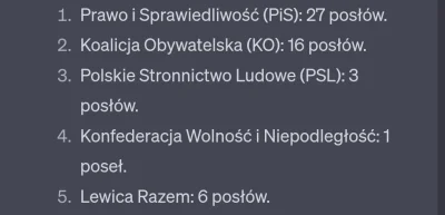 dthprf - @tezeten: a zanim sie zesrasz znowu propagandą, to sprawdz sobie ilu posłów ...