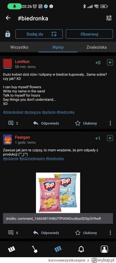 kurvvawszystkozajete - Wchodzę przez szukajke na tag, wchodzę w wpisy, chce dodać wpi...